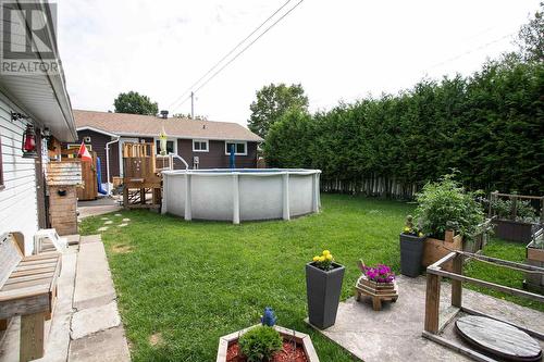 61 Celene Ct, Sault Ste. Marie, ON - Outdoor With Above Ground Pool With Backyard With Exterior