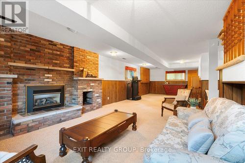 50 Greenfield Park, Belleville, ON - Indoor Photo Showing Living Room With Fireplace