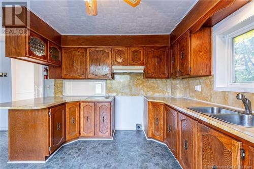 163 St Louis Street, Atholville, NB - Indoor Photo Showing Kitchen With Double Sink