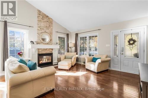 736 Fox Run Road, Prescott And Russell, ON - Indoor Photo Showing Living Room With Fireplace