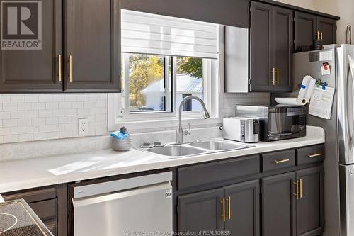 3682 Wheeler Line, Tilbury, ON - Indoor Photo Showing Kitchen With Double Sink