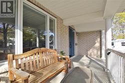 Cozy covered front porch - 