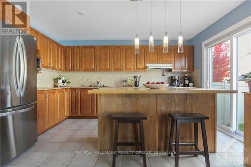 388 Haileybury Crescent, Ottawa, ON - Indoor Photo Showing Kitchen With Fireplace