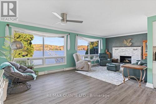 511 Frankford-Stirling Road, Quinte West, ON - Indoor Photo Showing Living Room With Fireplace