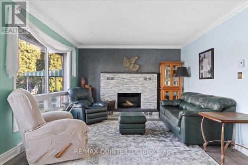 511 Frankford-Stirling Road, Quinte West, ON - Indoor Photo Showing Living Room With Fireplace