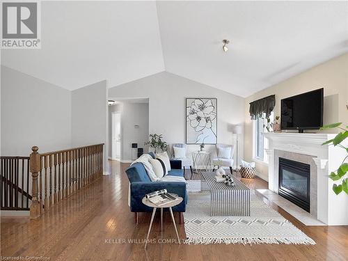 36 Sea Breeze Drive, Norfolk, ON - Indoor Photo Showing Living Room With Fireplace