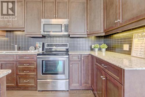 201 - 223 Erb Street W, Waterloo, ON - Indoor Photo Showing Kitchen With Upgraded Kitchen