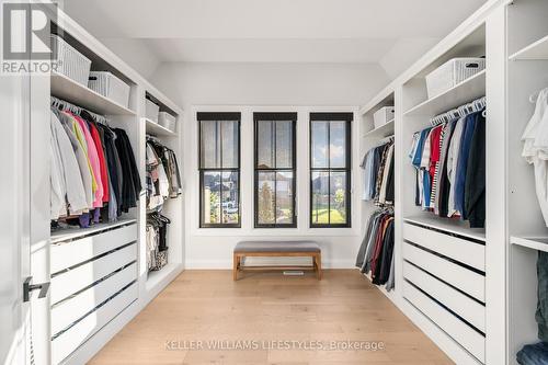 Primary walk in closet - 202 - 9861 Glendon Drive, Middlesex Centre, ON - Indoor With Storage