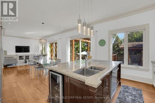 35 Yorkdale Crescent, Toronto, ON - Indoor Photo Showing Kitchen With Double Sink