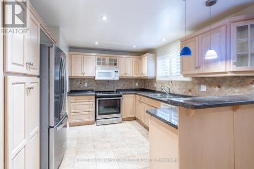 160 Gardiner Drive, Hamilton, ON - Indoor Photo Showing Kitchen With Double Sink