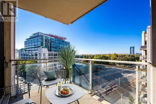 803 - 21 Grand Magazine Street, Toronto, ON - Outdoor With Balcony With Exterior