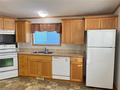 17 Eagle Way, Brandon, MB - Indoor Photo Showing Kitchen With Double Sink