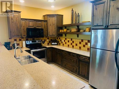 1351 Gerry Sorensen Way Unit# M1-D, Kimberley, BC - Indoor Photo Showing Kitchen With Double Sink