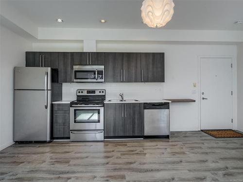 303-4052 Douglas St, Saanich, BC - Indoor Photo Showing Kitchen