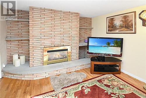 209 Charlebois St, Azilda, ON - Indoor Photo Showing Living Room With Fireplace