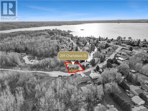 209 Charlebois St, Azilda, ON - Outdoor With Body Of Water With View