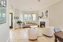 113 Winners Circle, Toronto, ON  - Indoor Photo Showing Living Room With Fireplace 