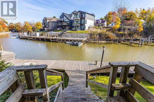 20 - 40 Ontario Street S, Lambton Shores (Grand Bend), ON - Outdoor With Body Of Water With Deck Patio Veranda