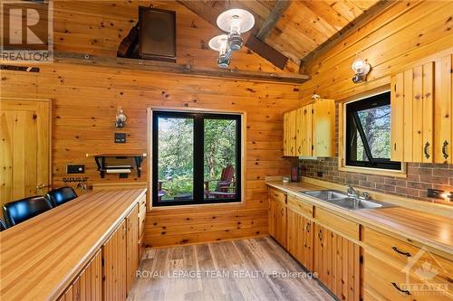 9687 Mississippi River, North Frontenac (Frontenac North), ON - Indoor Photo Showing Kitchen With Double Sink