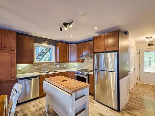 Vue d'ensemble - 234 Ch. Du Lac-Sylvère, Saint-Donat, QC - Indoor Photo Showing Kitchen With Double Sink