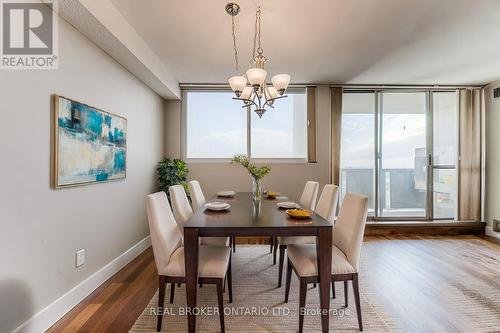 1002 - 375 King Street N, Waterloo, ON - Indoor Photo Showing Dining Room