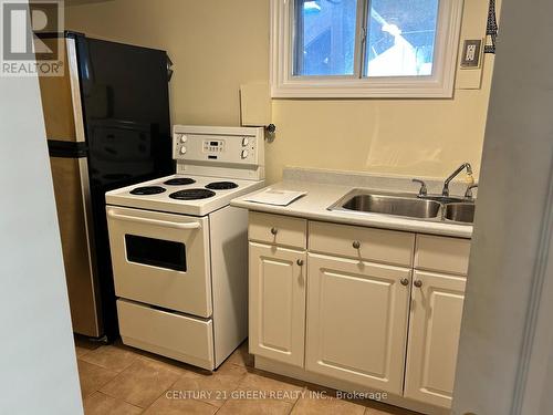 100 Reid Avenue S, Hamilton, ON - Indoor Photo Showing Kitchen With Double Sink