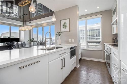 195 Besserer Street Unit#2706, Ottawa, ON - Indoor Photo Showing Kitchen With Double Sink With Upgraded Kitchen