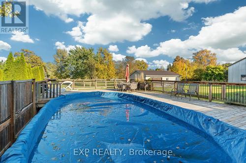 19 King Street N, South Huron (Crediton), ON - Outdoor With Above Ground Pool With Backyard