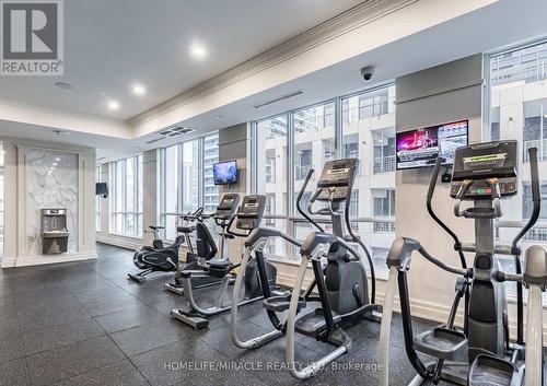 2410 - 36 Elm Drive W, Mississauga, ON - Indoor Photo Showing Gym Room