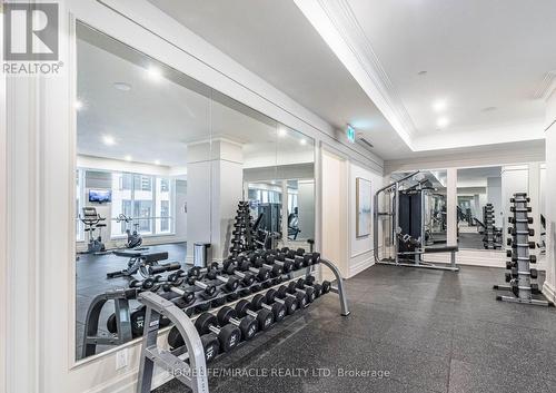 2410 - 36 Elm Drive W, Mississauga, ON - Indoor Photo Showing Gym Room