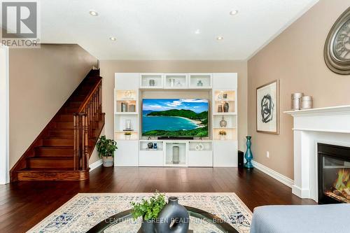 986 Syndenham Lane, Milton, ON - Indoor Photo Showing Living Room With Fireplace