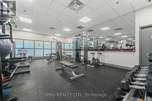 615 - 339 Rathburn Road W, Mississauga, ON - Indoor Photo Showing Gym Room