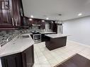 Lower - 91 Leadership Drive, Brampton, ON  - Indoor Photo Showing Kitchen With Double Sink With Upgraded Kitchen 