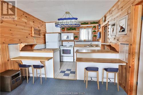 34-36 Caron Road, Lavigne, ON - Indoor Photo Showing Kitchen With Double Sink