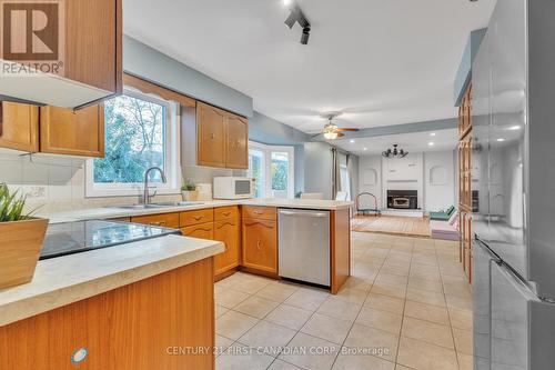 1669 Phillbrook Crescent, London, ON - Indoor Photo Showing Kitchen With Double Sink