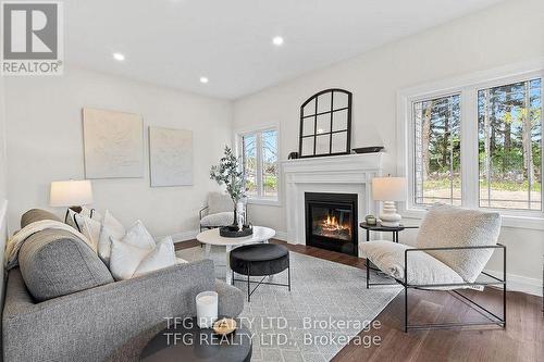 2 Cameron Court, Cavan Monaghan, ON - Indoor Photo Showing Living Room With Fireplace