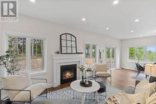 2 Cameron Court, Cavan Monaghan, ON - Indoor Photo Showing Living Room With Fireplace