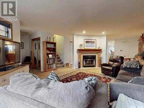 26 2338 Assiniboine Avenue E, Regina, SK - Indoor Photo Showing Living Room With Fireplace