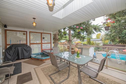 7706 Giles Drive, Coldstream, BC - Outdoor With Deck Patio Veranda With Exterior