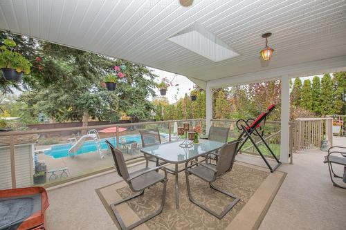 7706 Giles Drive, Coldstream, BC - Outdoor With In Ground Pool With Deck Patio Veranda With Exterior