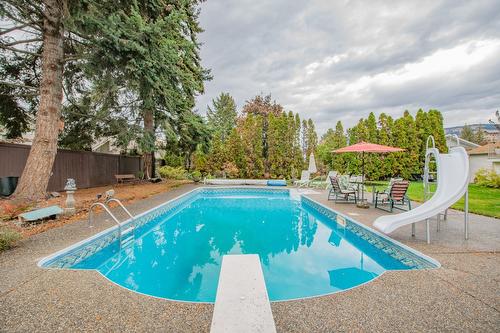 7706 Giles Drive, Coldstream, BC - Outdoor With In Ground Pool With Backyard