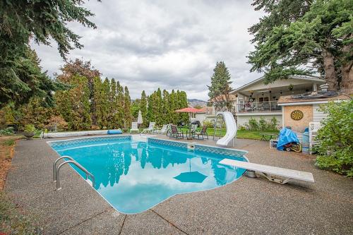 7706 Giles Drive, Coldstream, BC - Outdoor With In Ground Pool