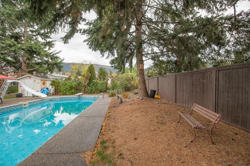 7706 Giles Drive, Coldstream, BC - Outdoor With In Ground Pool With Backyard