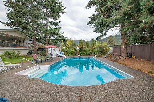 7706 Giles Drive, Coldstream, BC - Outdoor With In Ground Pool With Deck Patio Veranda With Backyard