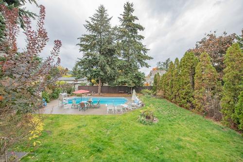 7706 Giles Drive, Coldstream, BC - Outdoor With In Ground Pool With Backyard