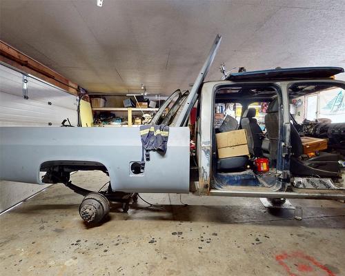 12 Wilkinson Road, Enderby, BC - Indoor Photo Showing Garage