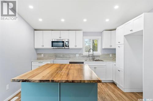 Crawford Acreage Red Deer Hill Road, Prince Albert Rm No. 461, SK - Indoor Photo Showing Kitchen With Double Sink