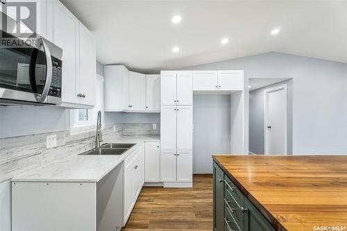 Crawford Acreage Red Deer Hill Road, Prince Albert Rm No. 461, SK - Indoor Photo Showing Kitchen With Double Sink With Upgraded Kitchen