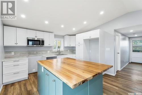 Crawford Acreage Red Deer Hill Road, Prince Albert Rm No. 461, SK - Indoor Photo Showing Kitchen With Double Sink