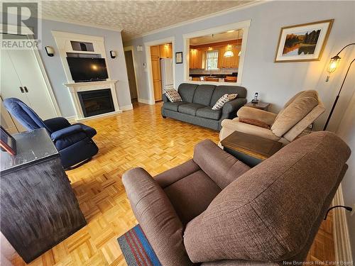 646 5 Ieme, Grand Falls, NB - Indoor Photo Showing Living Room With Fireplace